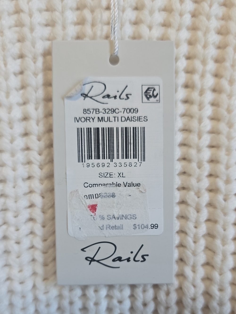 NWT Rails Romi Daisy Knit Sweater. Xl - Picture 10 of 12